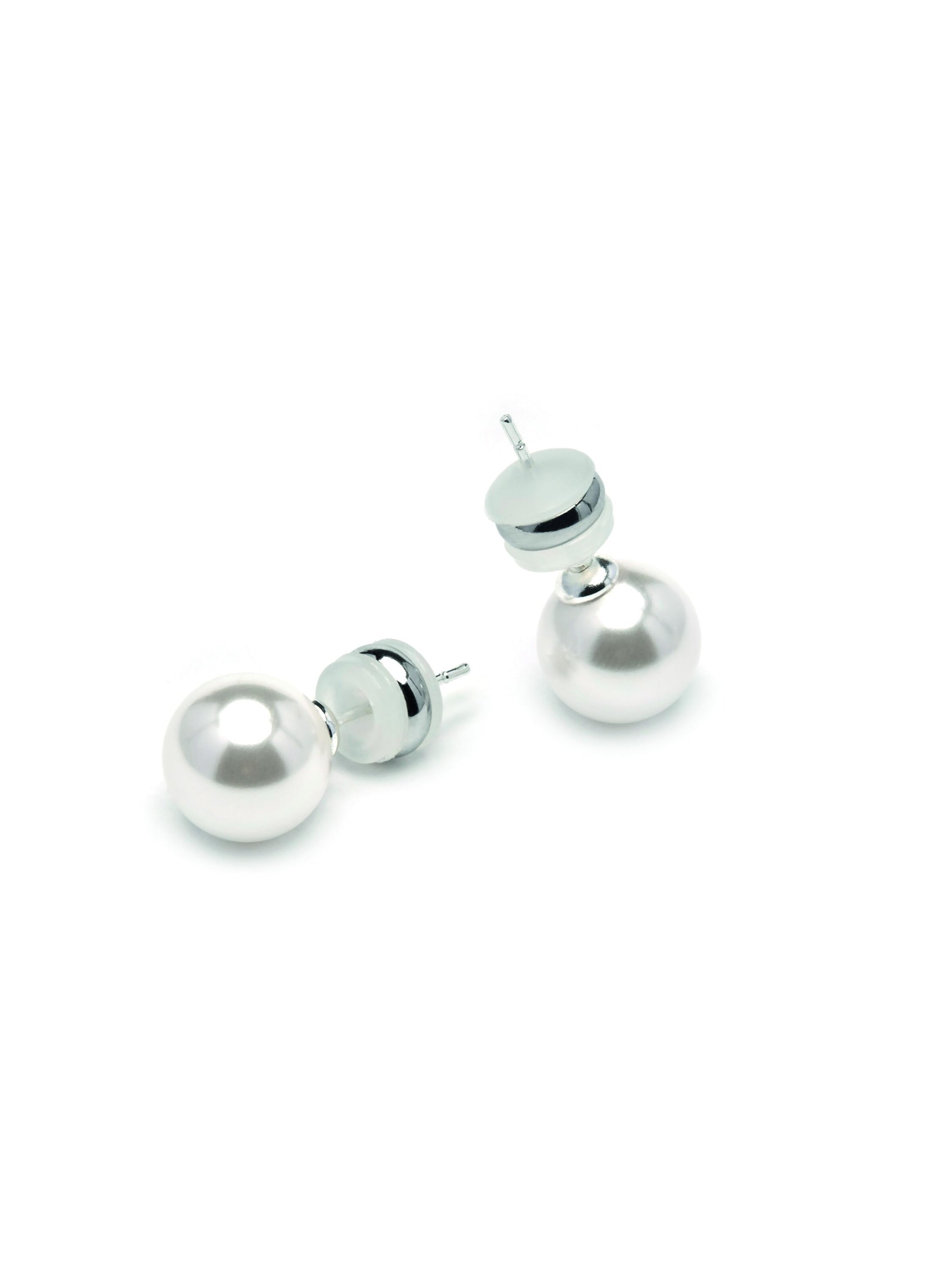 Luxenter Øreringe 'Wasai' i hvid