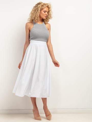 TESSITA Skirt in White: front