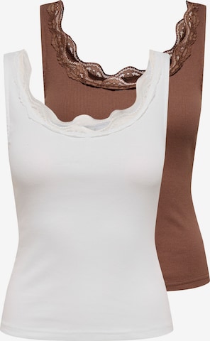 Haut 'ONLTine' ONLY en marron : devant