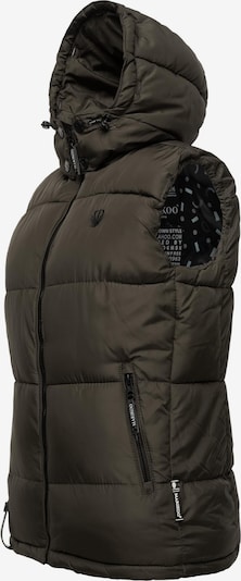 MARIKOO Weste 'Eisflöckchen' in XS in creme / anthrazit, Produktansicht