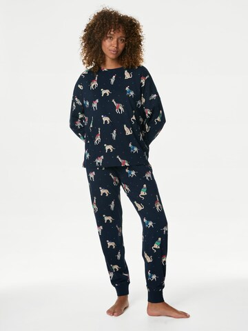 Pyjama Marks & Spencer en bleu : devant