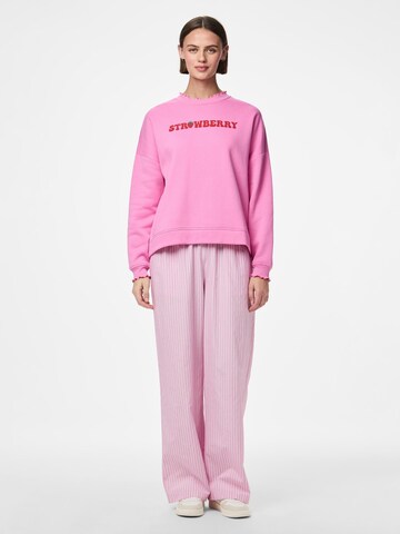 PIECES Sweatshirt 'PCMaliah' in Pink