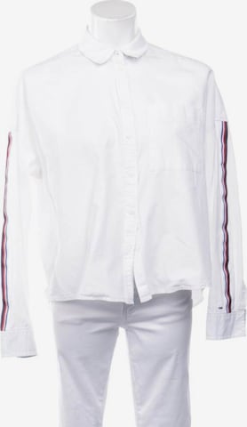 Tommy Jeans Bluse / Tunika M in Weiß: predná strana