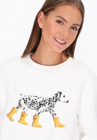 Sweat-shirt MYMO en blanc