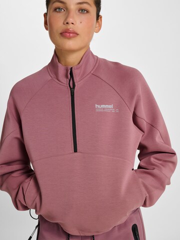 Hummel Athletic Sweatshirt 'Tech Fleece' in Pink