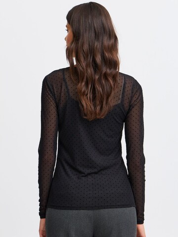 Fransa - Camiseta 'Deta' en negro