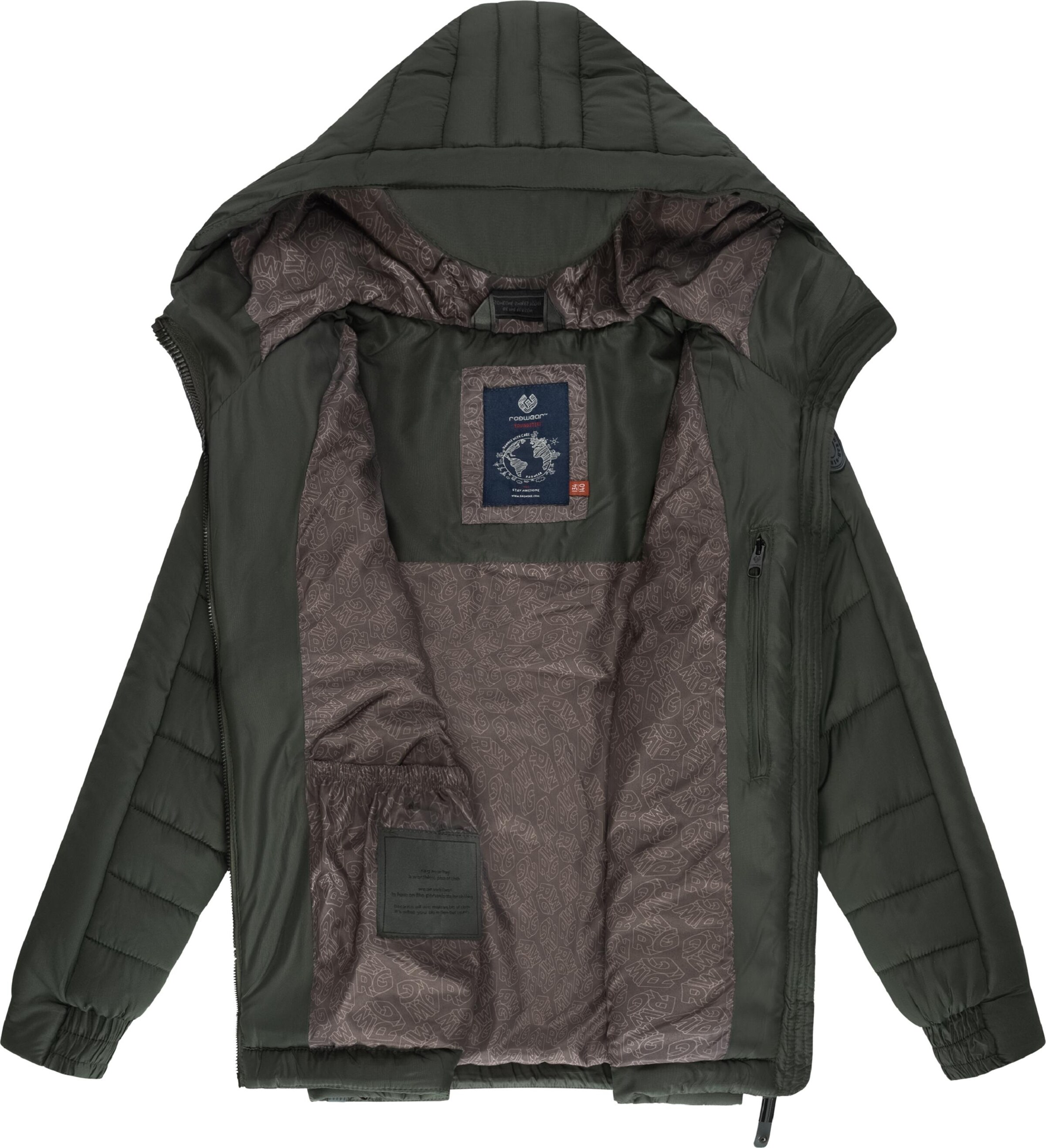 Giacca invernale 'Coolio' di Ragwear in verde