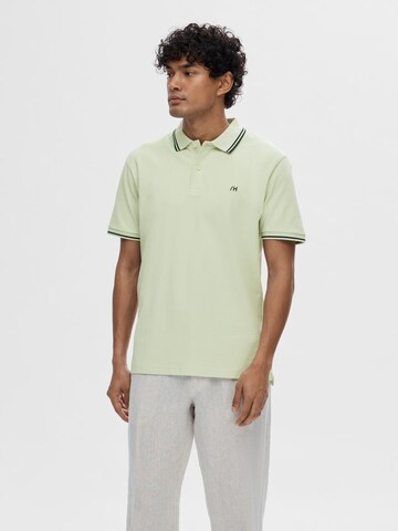 SELECTED HOMME - Camisa 'Dante' em verde: frente