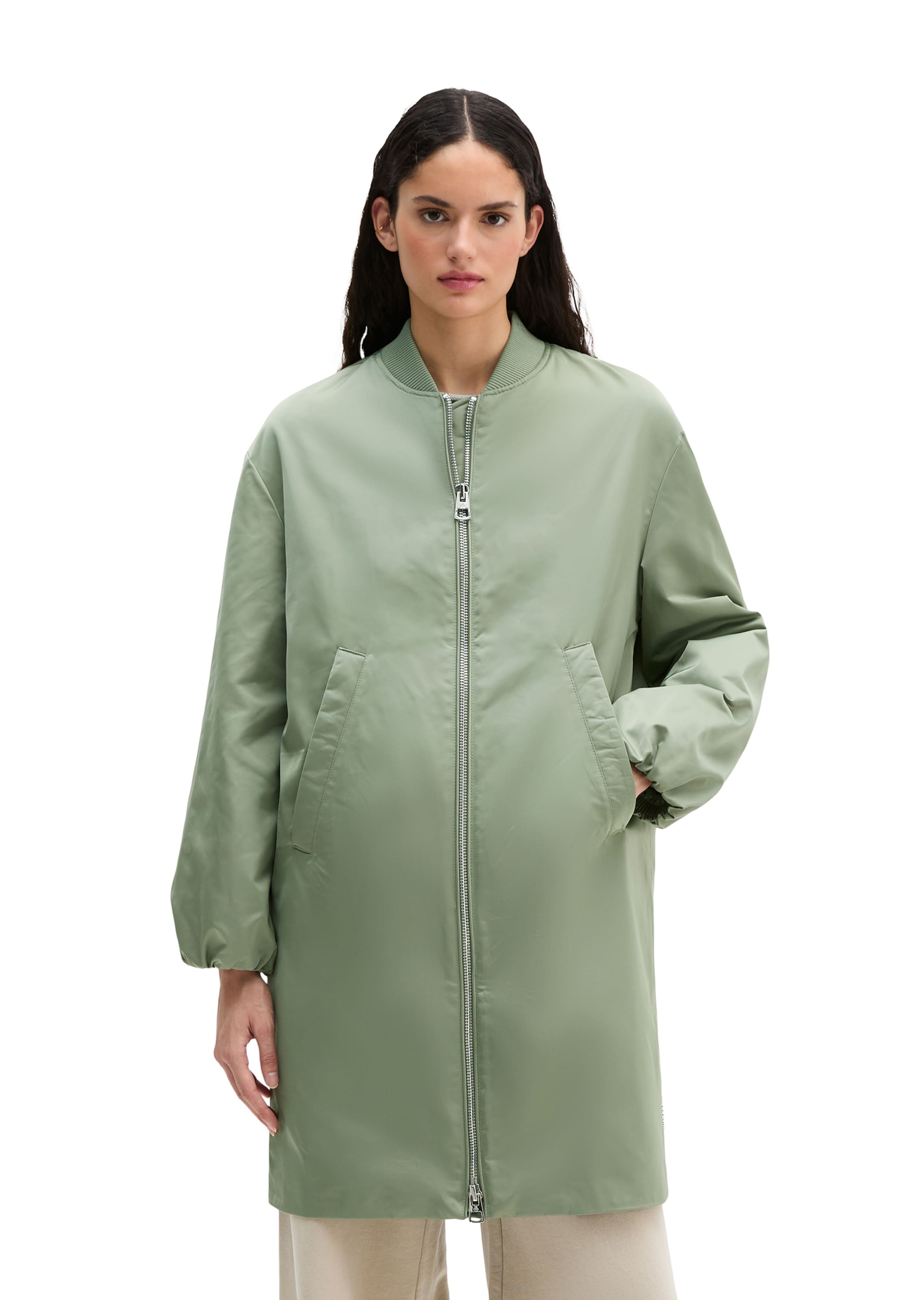 žalia Marc O'Polo Demisezoninis paltas: priekis