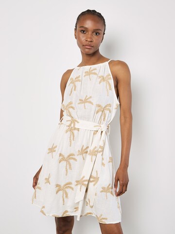 Apricot Jurk ' ' in Beige: voorkant