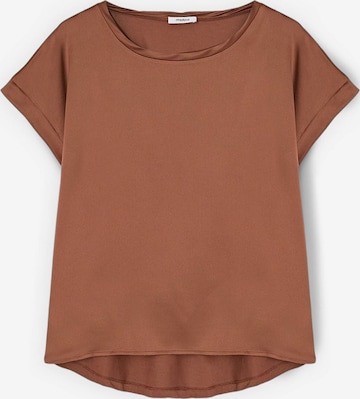 T-shirt mötivi en marron : devant