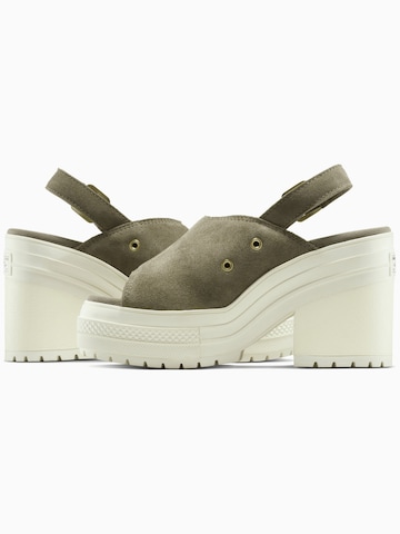 CONVERSE - Sandalias 'Chuck 70 De Luxe Heel' en verde
