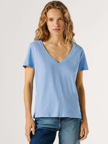 T-shirt ' MEGAN' Pepe Jeans en bleu : devant