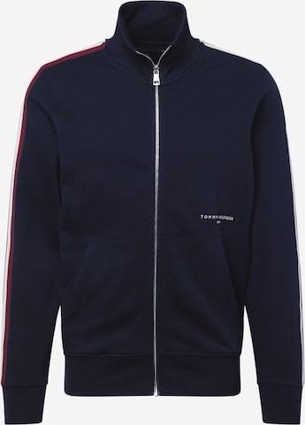 TOMMY HILFIGER Bluza rozpinana w kolorze niebieski: przód