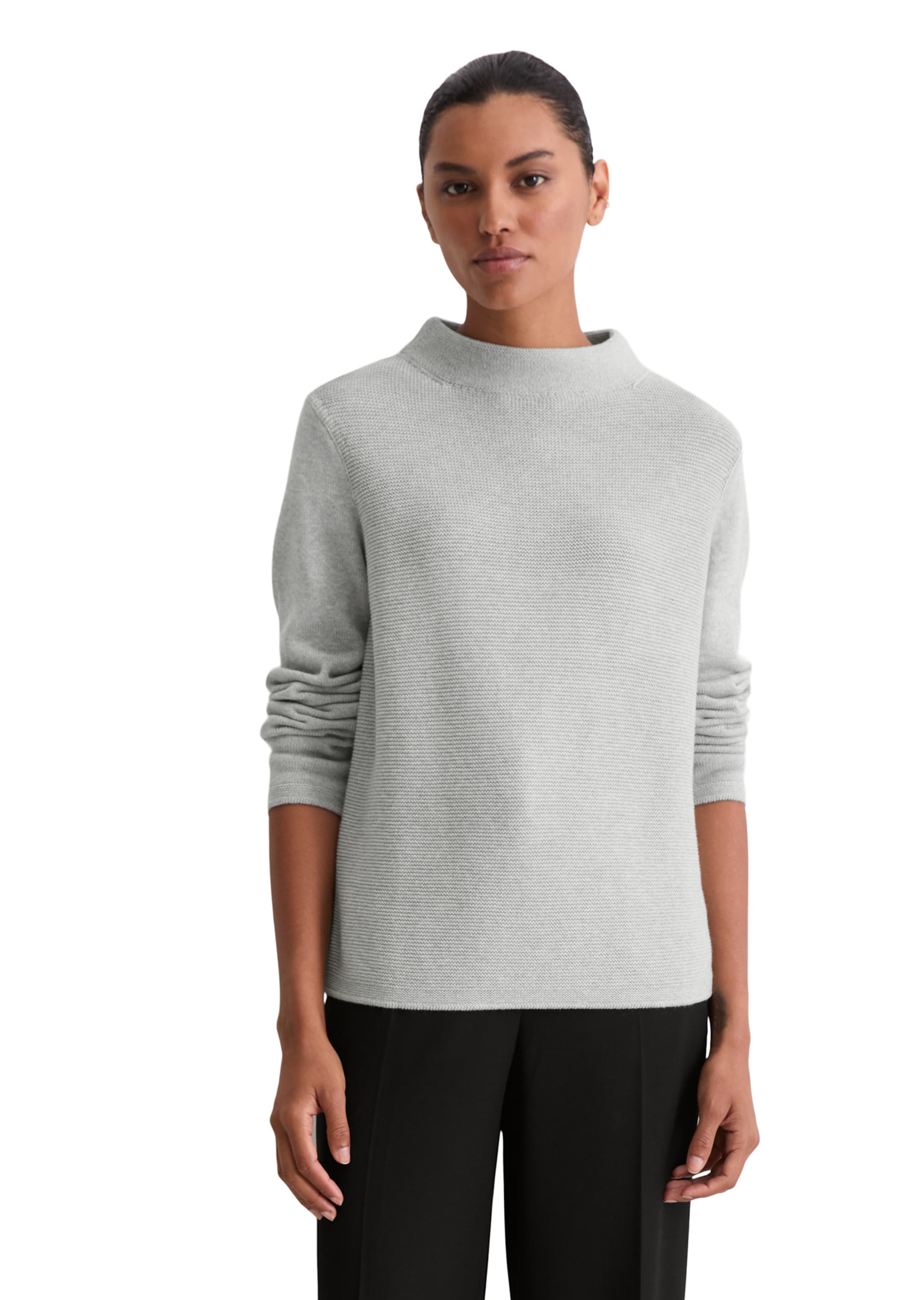Marc O'Polo Sweater in Grey: front