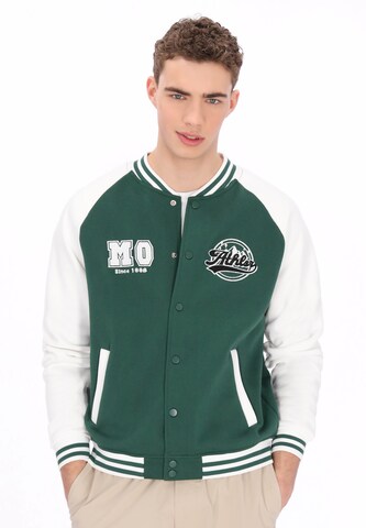 Veste de survêtement Mo ATHLSR en vert : devant