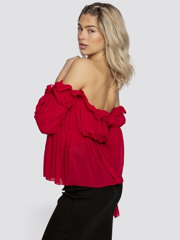 FRESHLIONS Bluse 'Vanja' in Rot