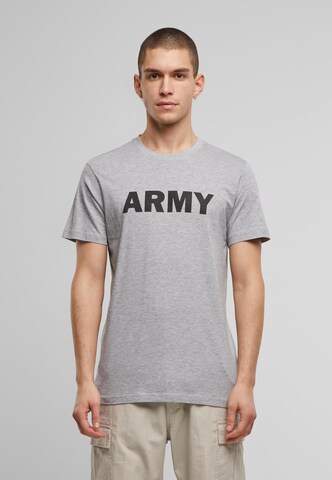 Brandit Póló 'Army' - szürke: elől