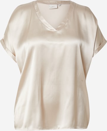 Camicia da donna 'CARBRYNJA' di ONLY Carmakoma in beige: frontale