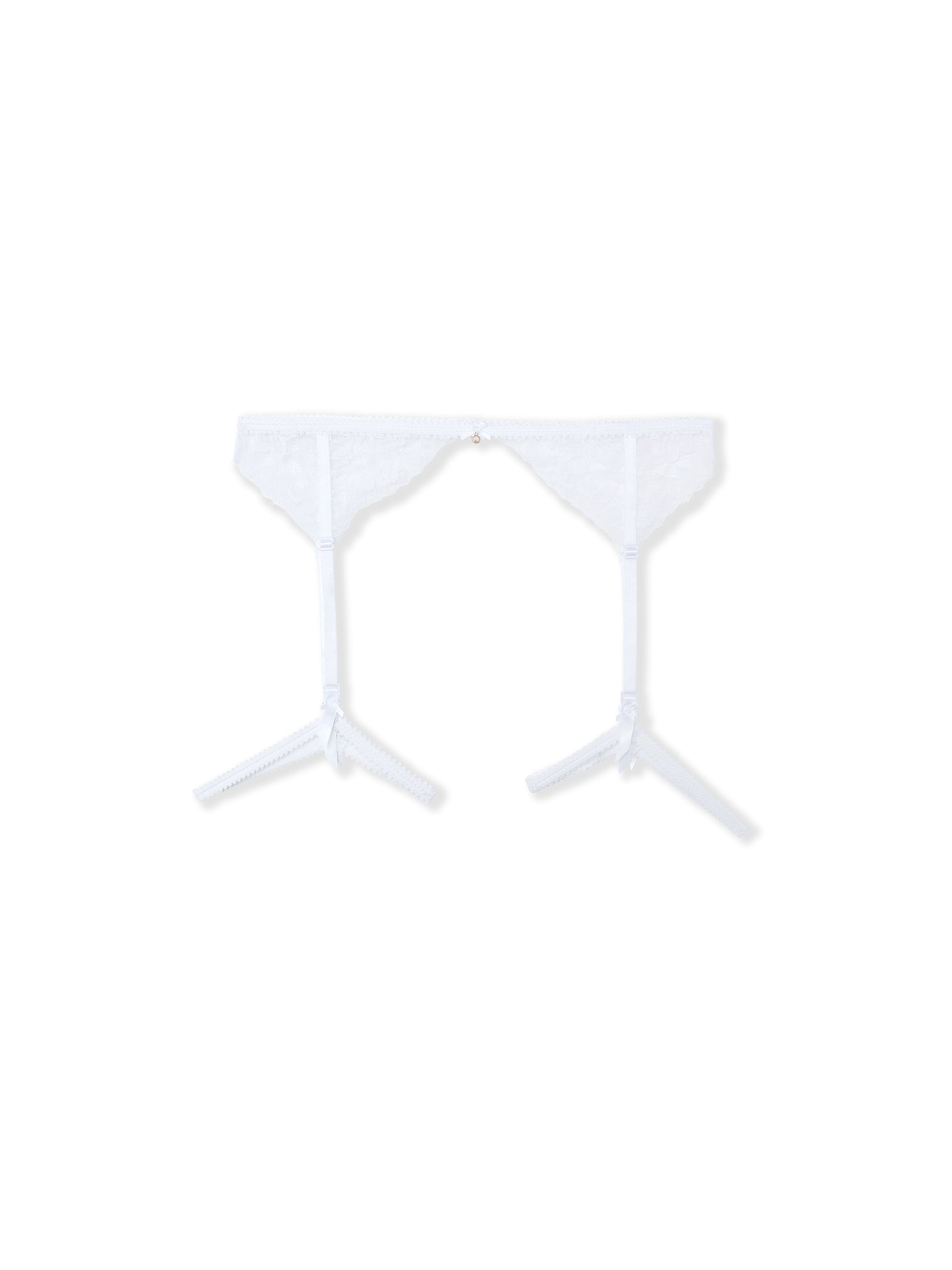 ETAM Garter Belt 'Mascarade' in White, Item view