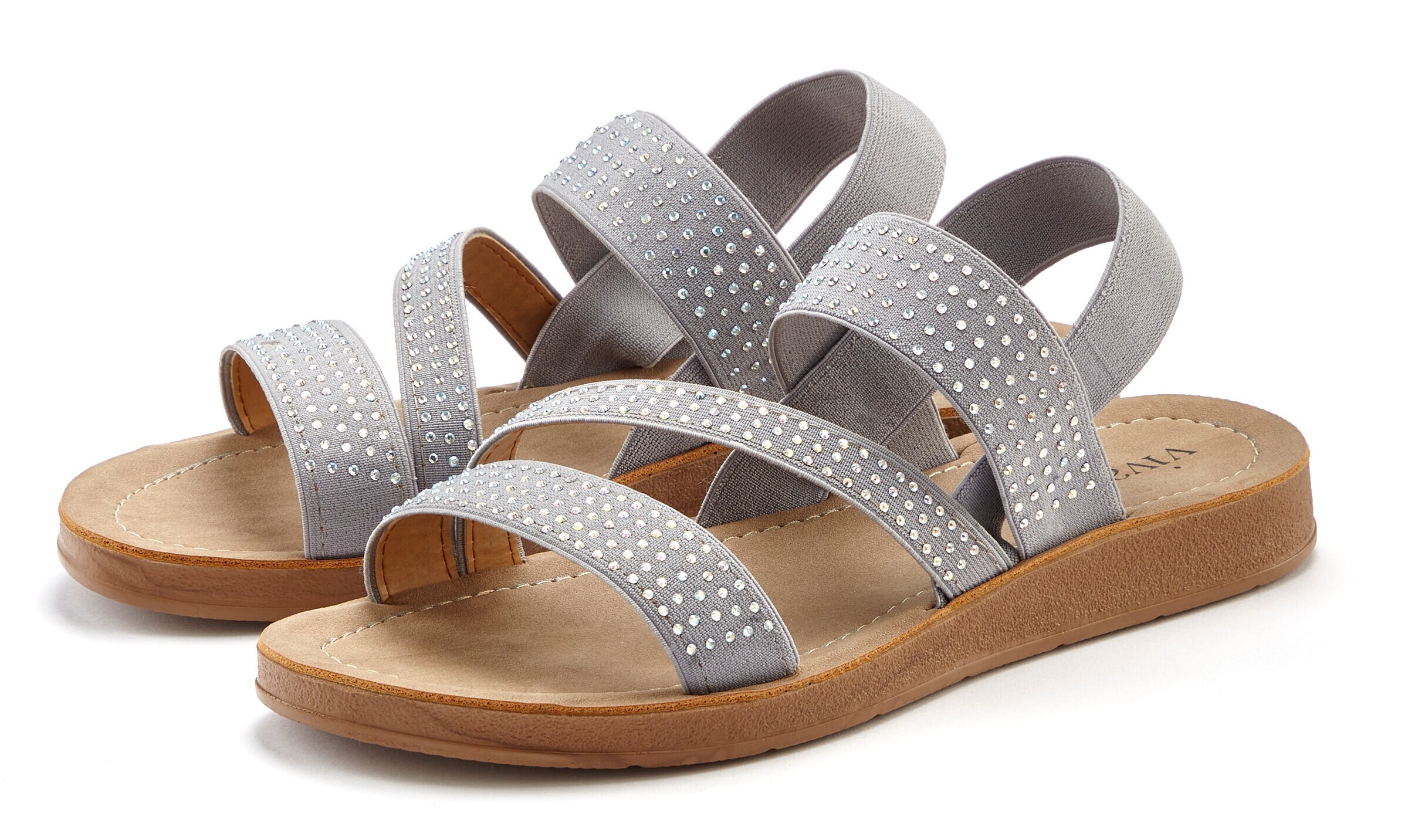 VIVANCE Sandals in Grey