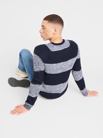 BRAVE SOUL Sweater in Blue