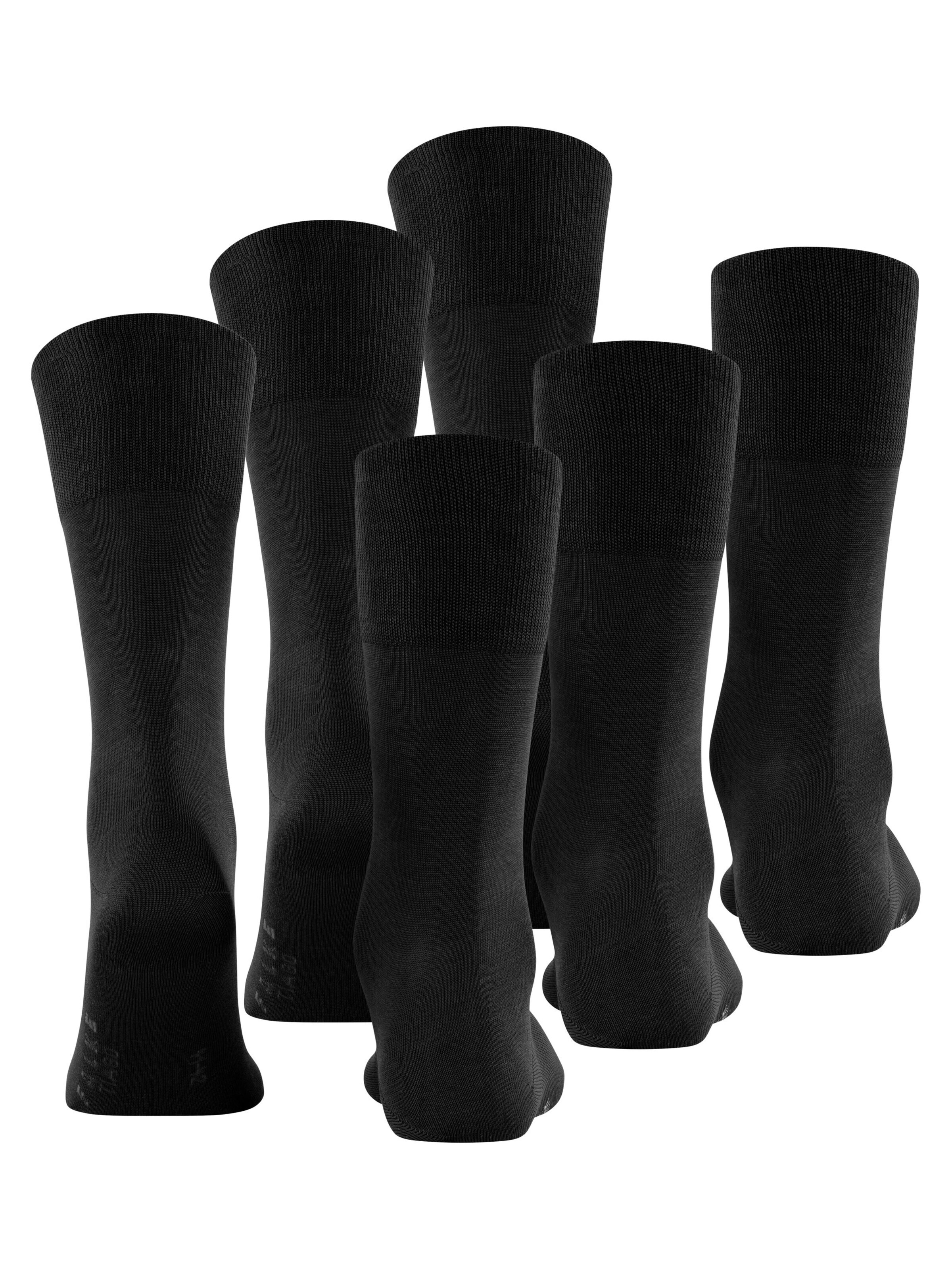 FALKE Socken 'Tiago 3-Pack'‌‌ in Schwarz