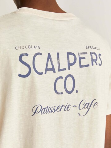 Scalpers Shirt 'Chocolate' in Wit