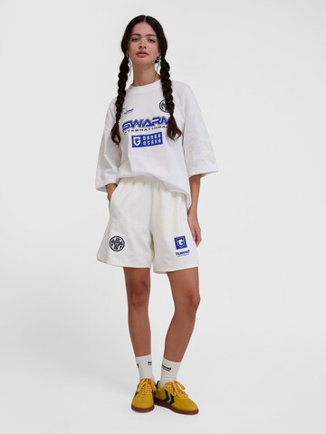 Hummel Loosefit Sportsbukser 'Gamba' i hvid