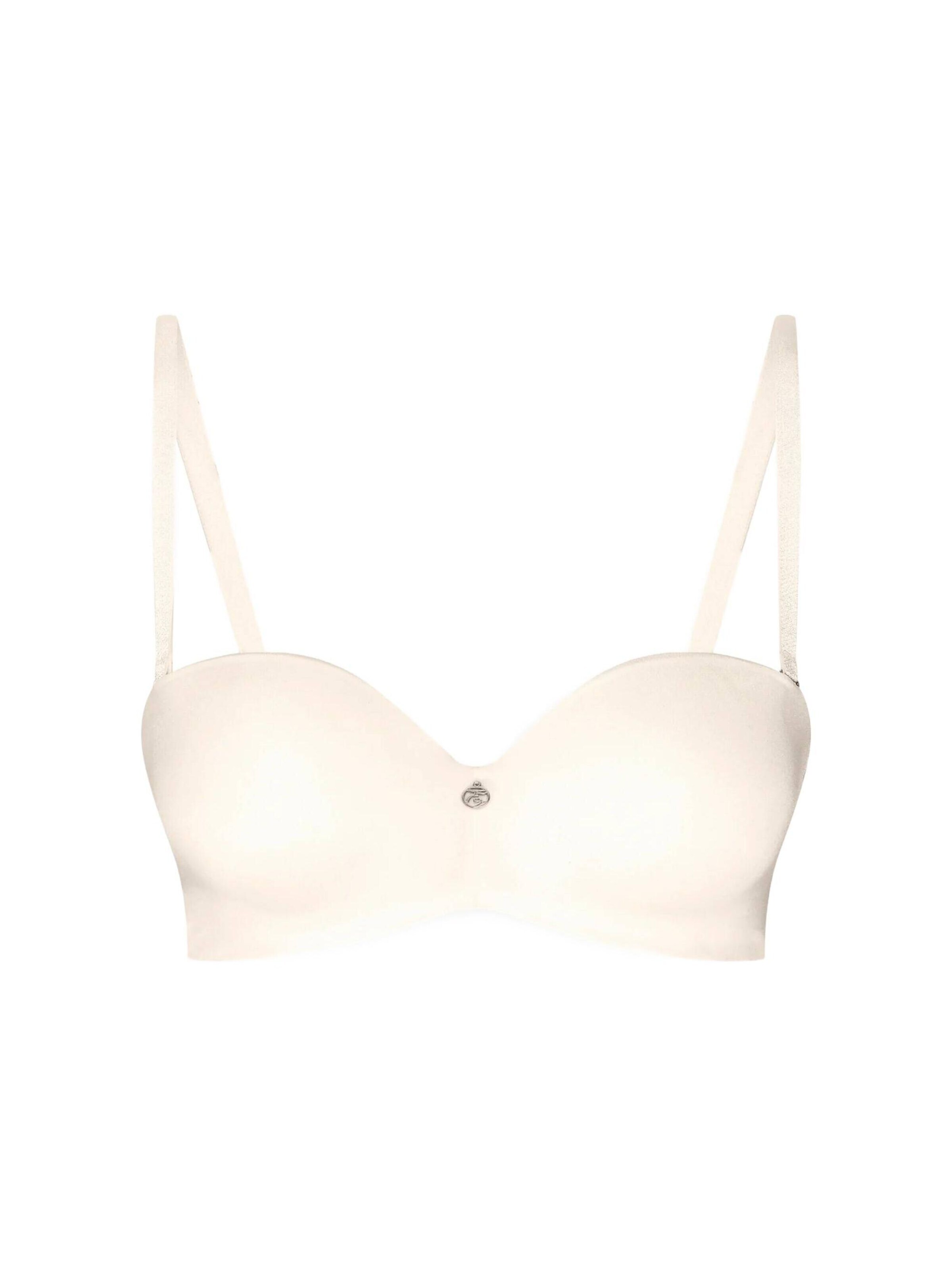 ESOTIQ - Sujetador 'Push-up-BH Raffen, Plunge-Dekolleté, Balconette-Cups 65B' en beige: frente