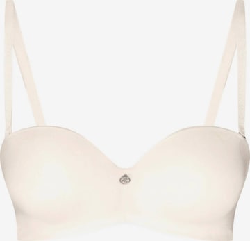 ESOTIQ - Sujetador 'Push-up-BH Raffen, Plunge-Dekolleté, Balconette-Cups 65B' en beige: frente