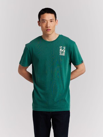 PROTEST Shirt 'PRTMinto' in Groen: voorkant