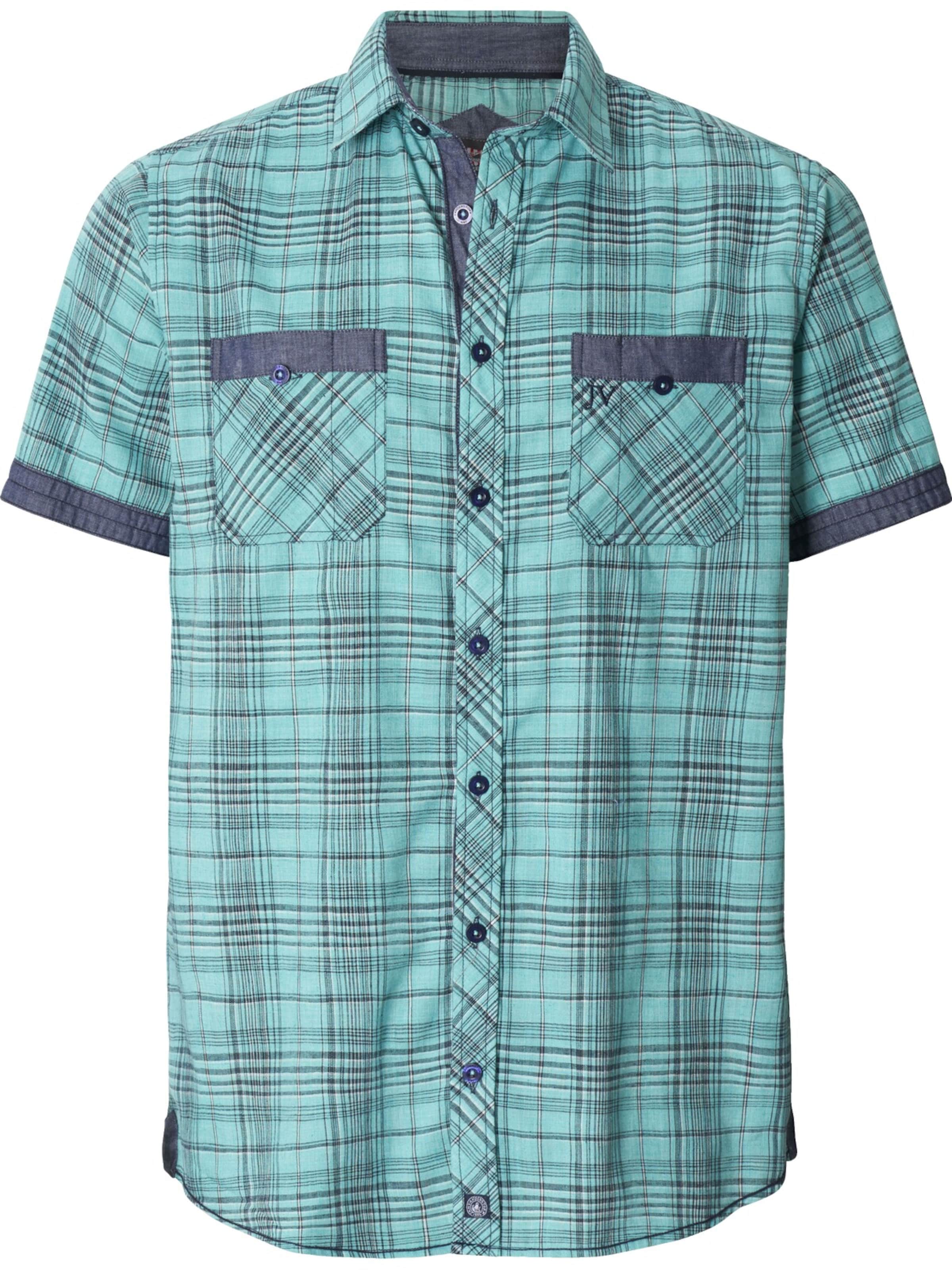 Jan Vanderstorm Comfort fit Button Up Shirt 'Aalvan' in Green: front