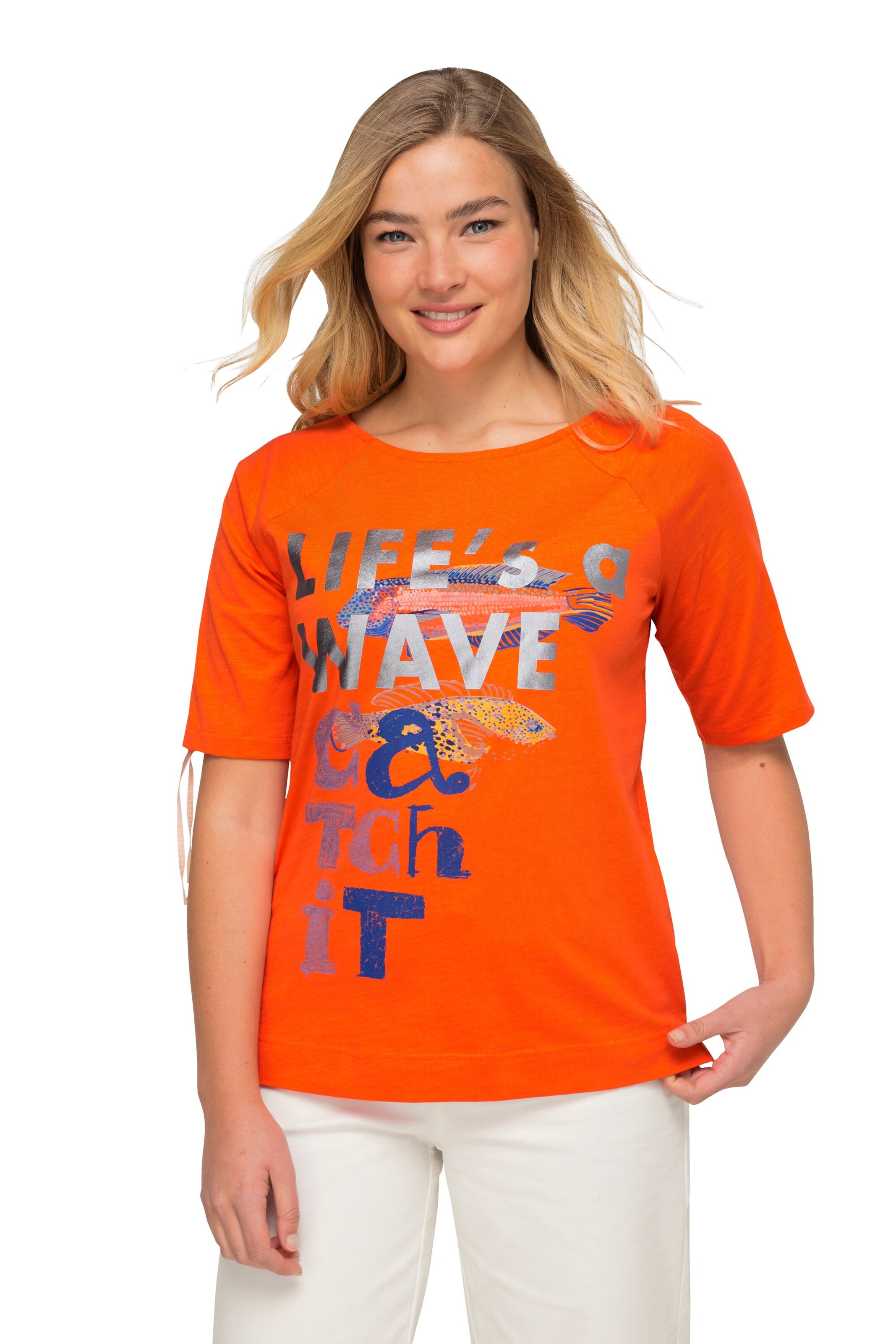 LAURASØN Shirt in Orange: Vorderseite