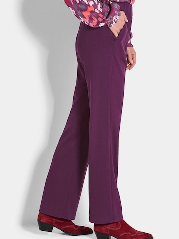 Regular Pantalon 'VERA' Goldner en rouge