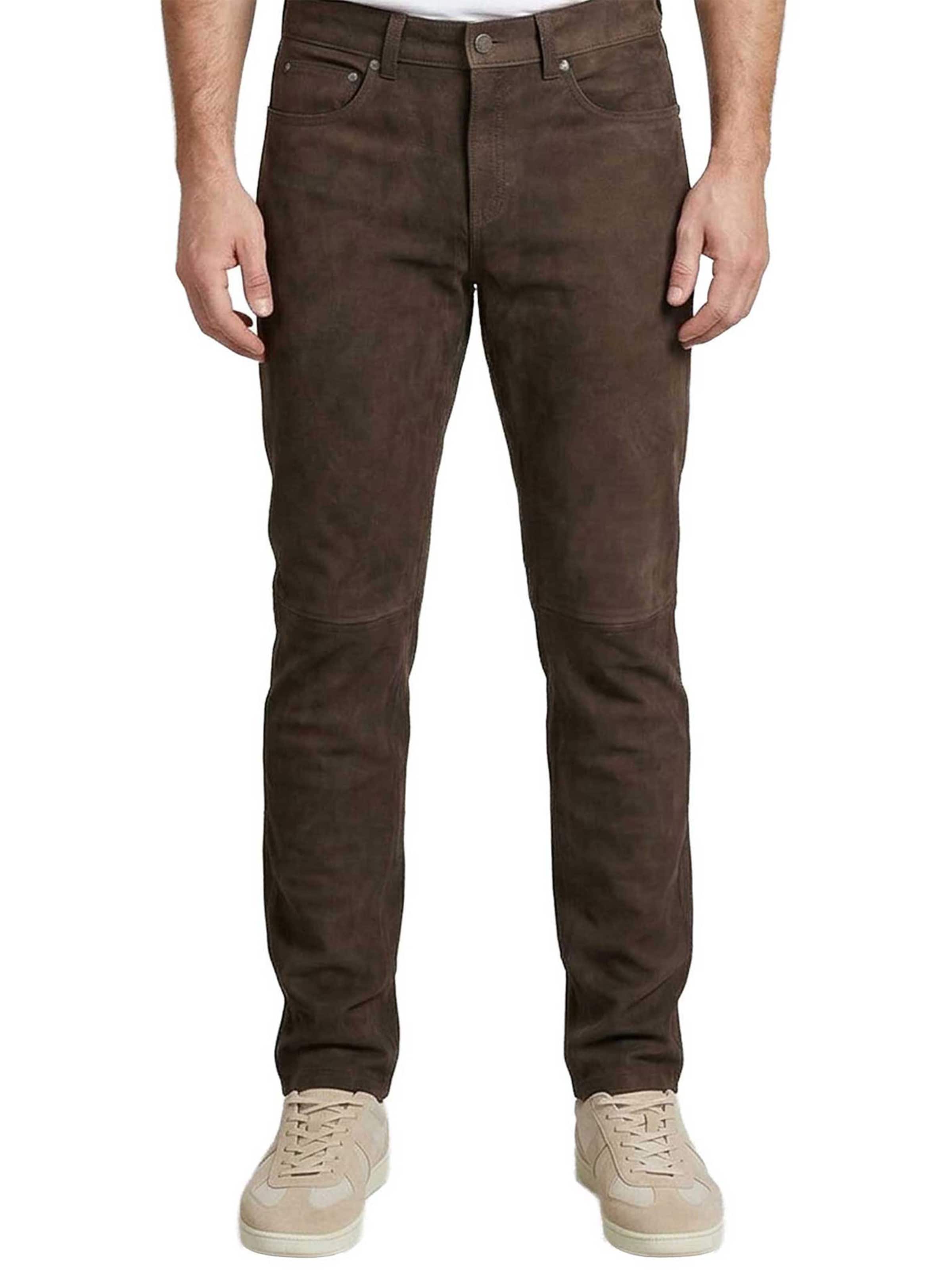 regular Pantaloni 'Björn' di MADDOX in marrone: frontale