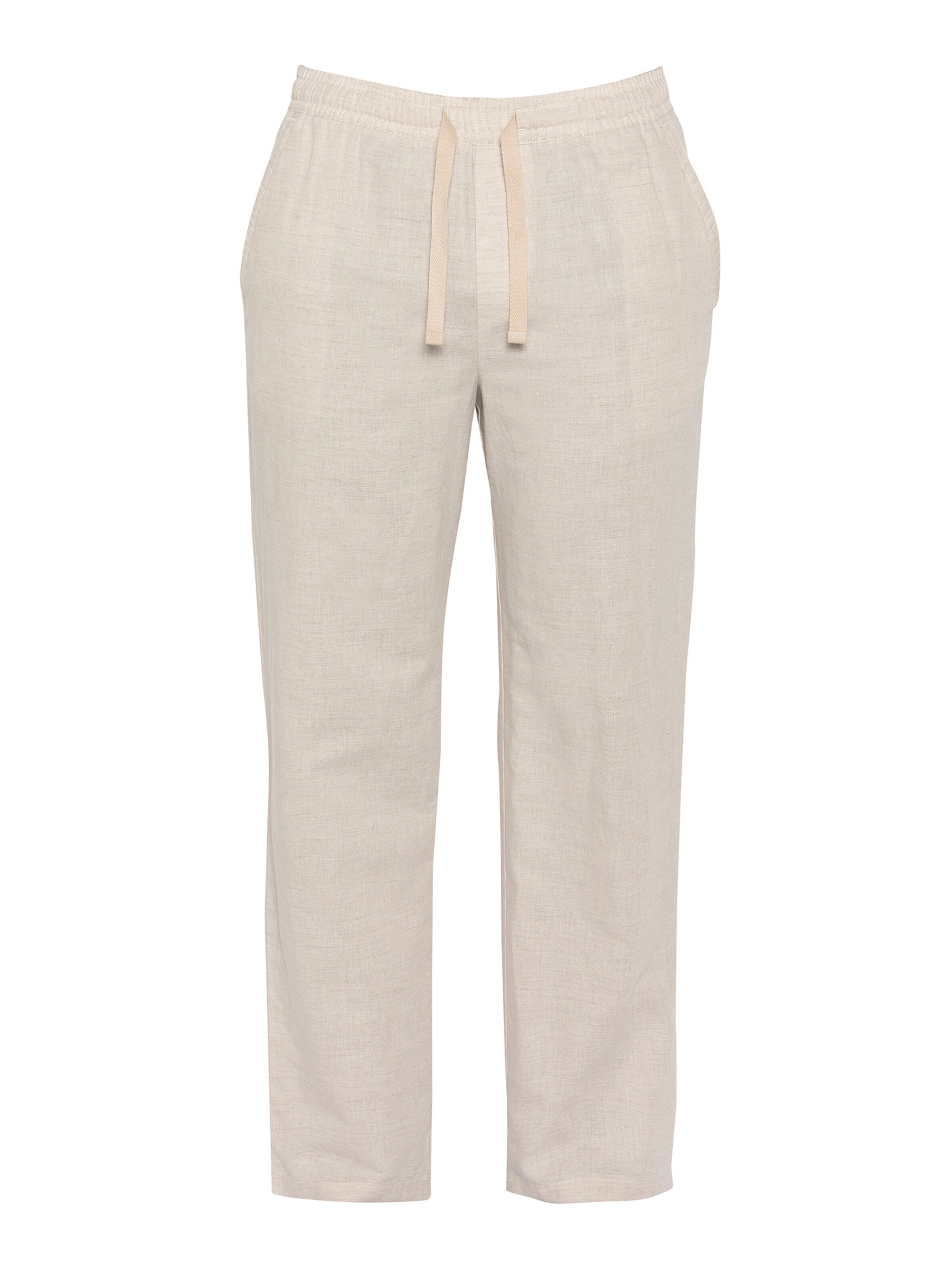 Pantalon Schott NYC en beige : devant