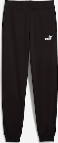 PUMA - Tapered Calças 'ESS No. 1' em preto: frente