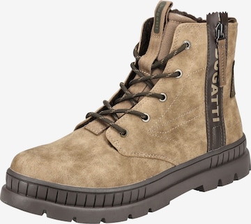 bugatti Šněrovací boty – béžová: přední strana