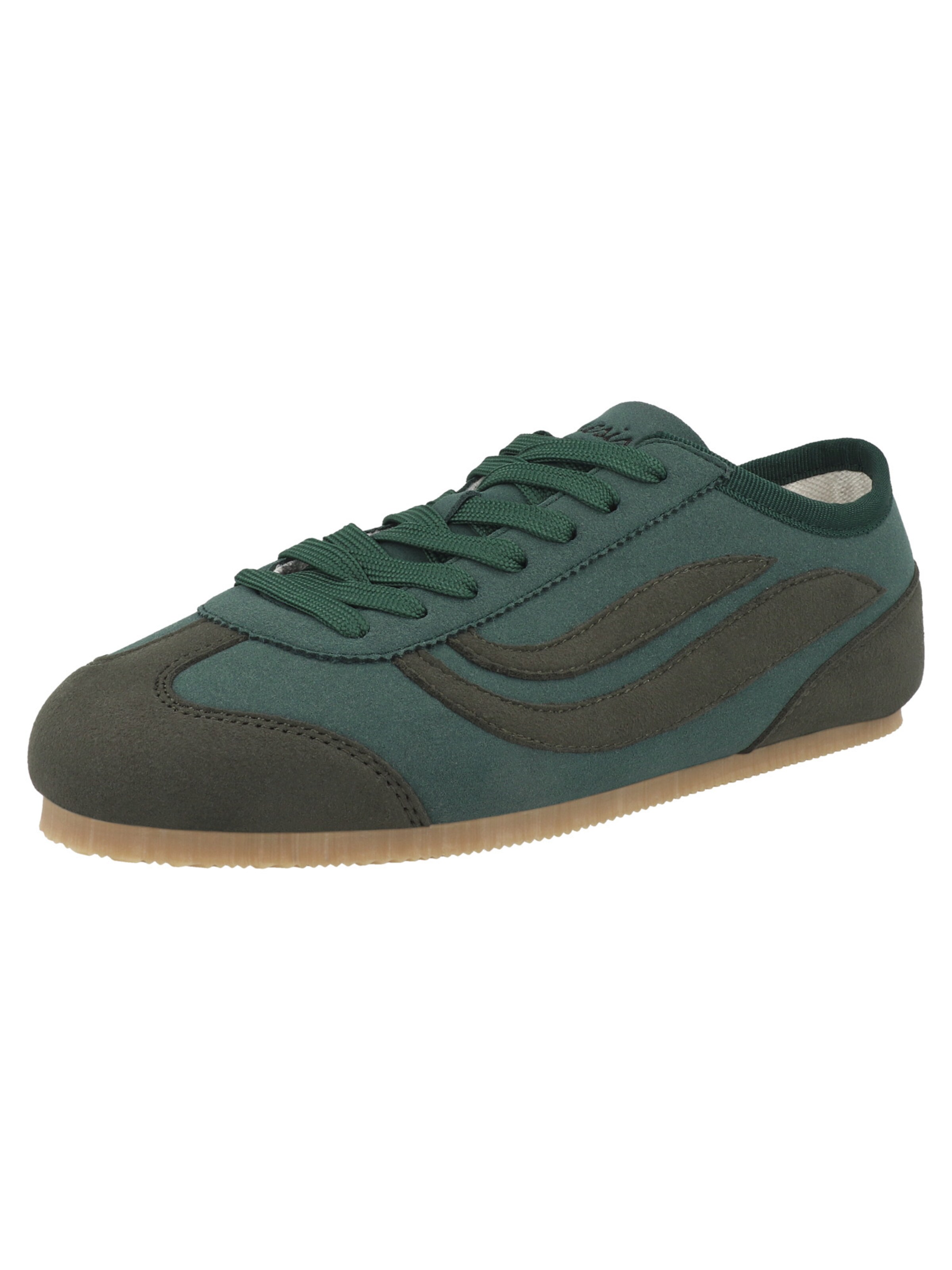 Sneaker bassa ' G-Moto Monocolour ' di GENESIS in verde: frontale