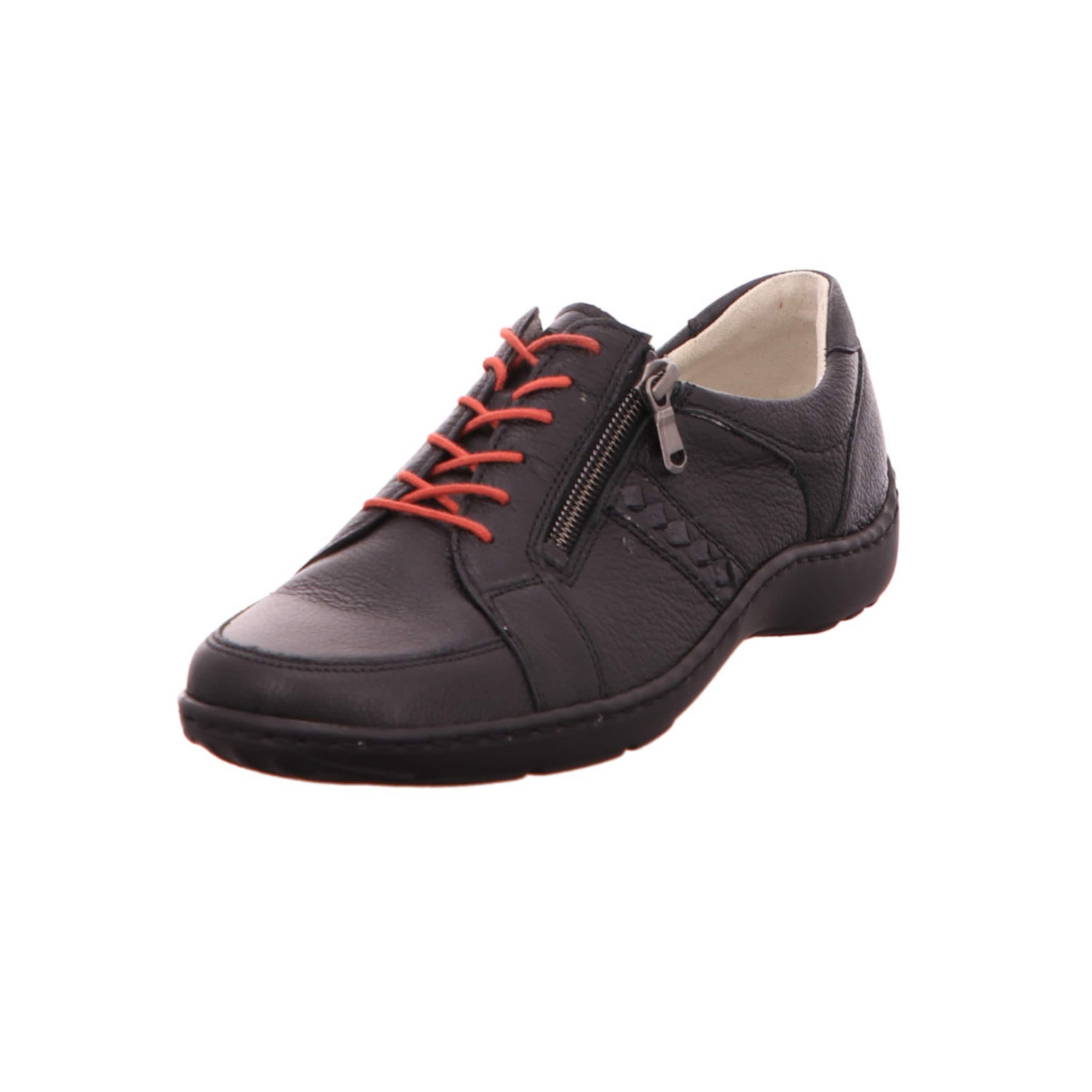 WALDLÄUFER Lace-Up Shoes in Black: front