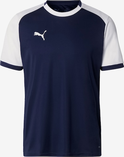 PUMA Tehnička sportska majica 'TeamLIGA26 Matchday' u mornarsko plava / bijela, Pregled proizvoda