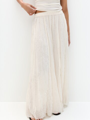 Jupe Pull&Bear en beige : devant