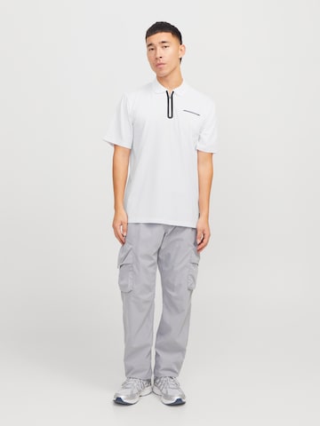 JACK & JONES Bluser & t-shirts 'JCOFUSION' i hvid