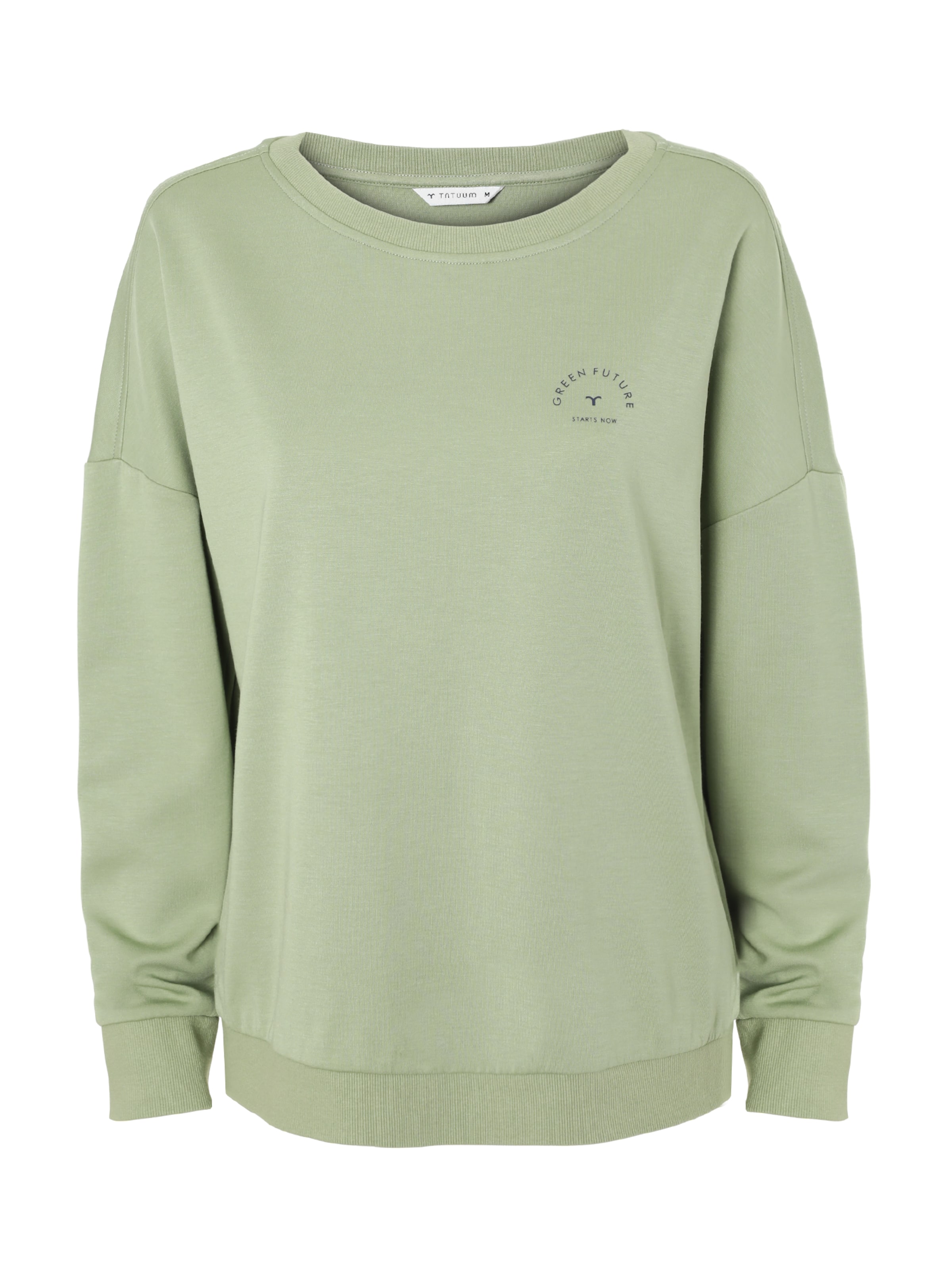 TATUUM Majica 'YOLANDA' | zelena barva: sprednja stran