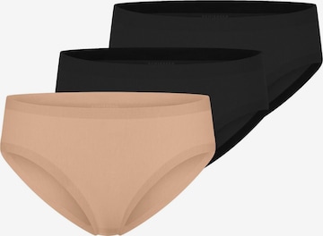 SCHIESSER Panty 'Invisible Cotton' in Brown: front