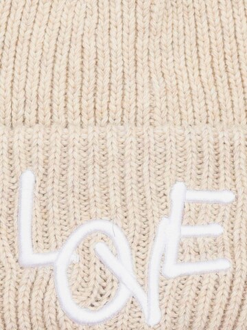 Zwillingsherz Beanie 'Karina' in Beige