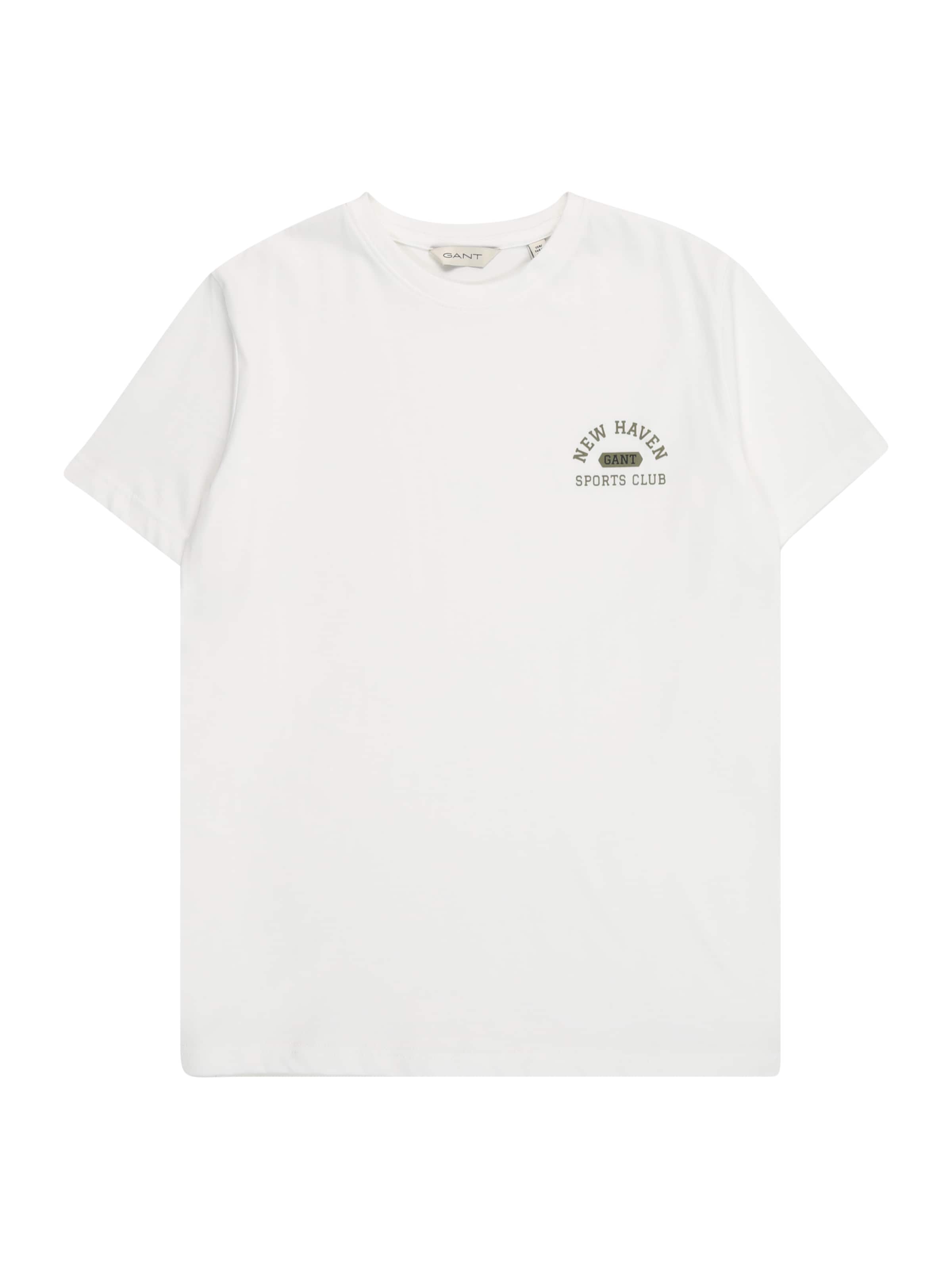 Tricou de la GANT pe alb: față