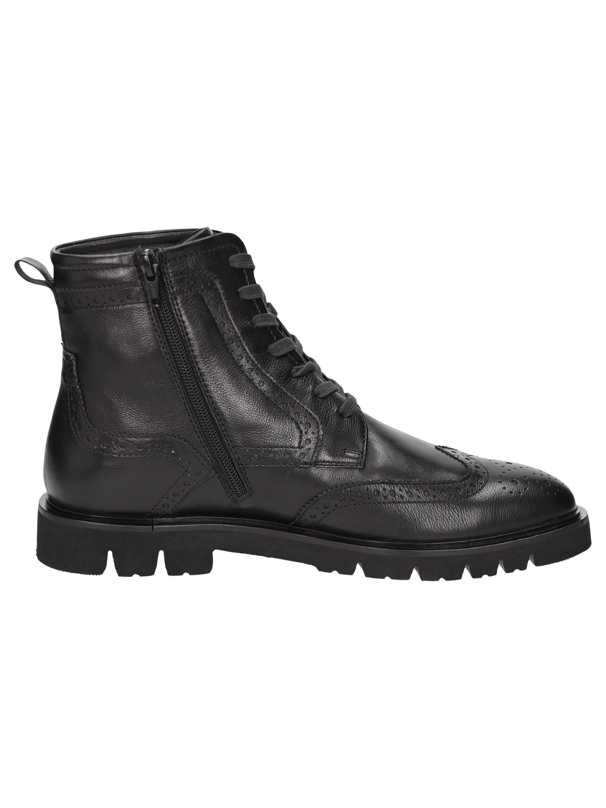 SIOUX Schnürboots 'Rogtanos' in Schwarz