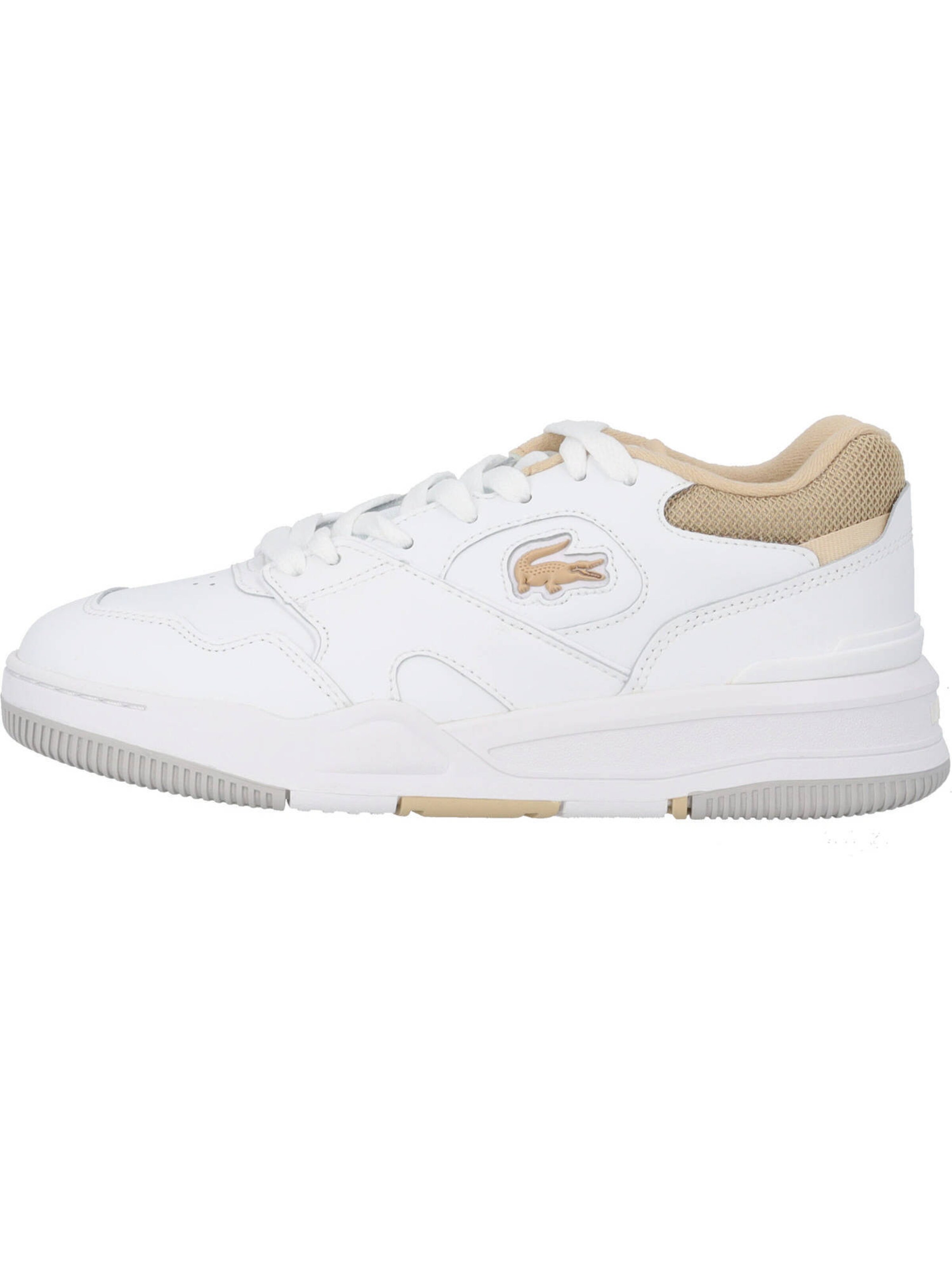LACOSTE Sneakers 'Linoshot' in White: front